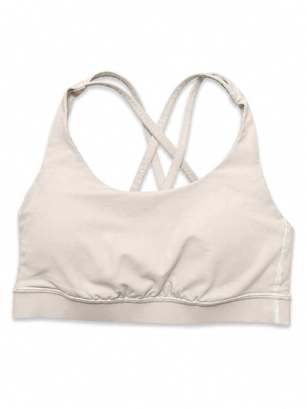 Lululemon Free To Be Wild Sports Bra Cream Beige Size 4